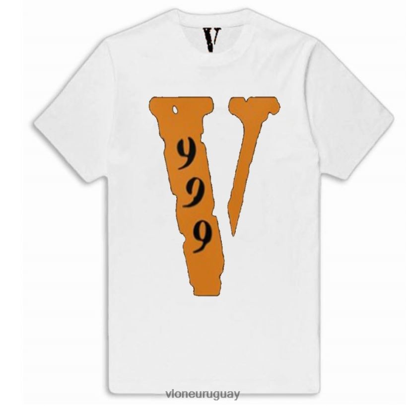 hombres Vlone 999 por toda la camiseta arriba 84H0B306