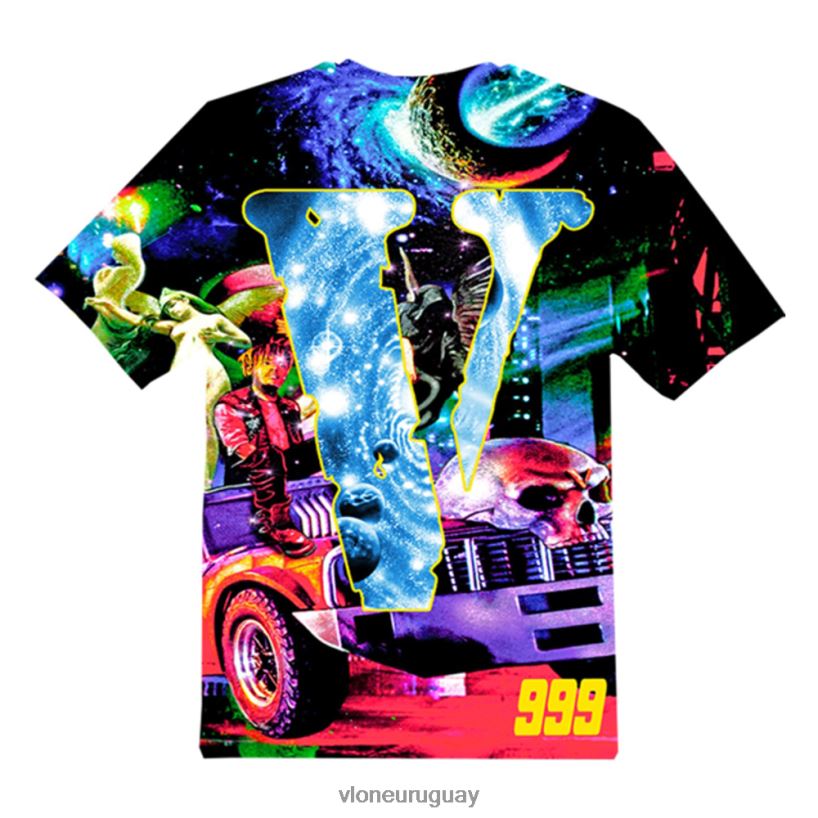 hombres Vlone Camiseta Juice World Cosmos Racer arriba 84H0B153