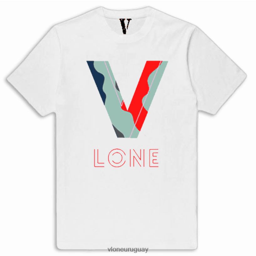 hombres Vlone camiseta con estampado de camuflaje arriba 84H0B313