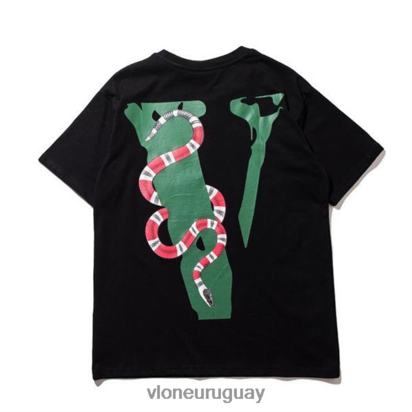 hombres Vlone camiseta con estampado de serpiente de amigos arriba 84H0B363