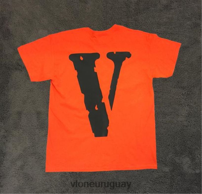 hombres Vlone camiseta con logo estampado de amigos arriba 84H0B358