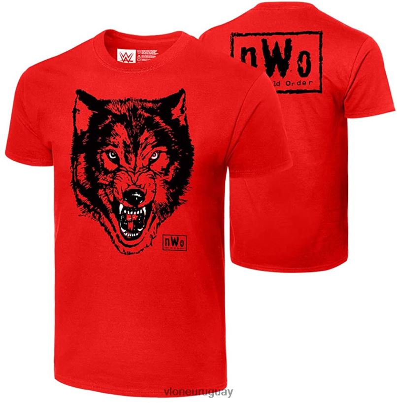 hombres Vlone camiseta de dos buenas intenciones de wolfpac arriba 84H0B127