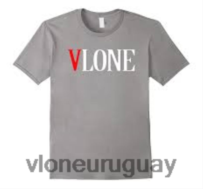 hombres Vlone camiseta de moda personalizada arriba 84H0B354