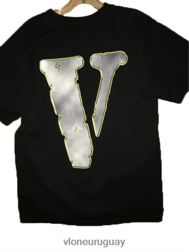 hombres Vlone camiseta infanteria marino diamante negro arriba 84H0B188