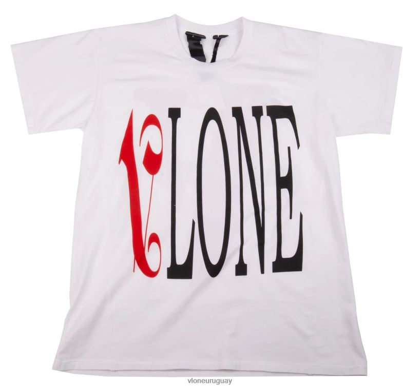 hombres Vlone camiseta palm angels rojo/blanco arriba 84H0B185