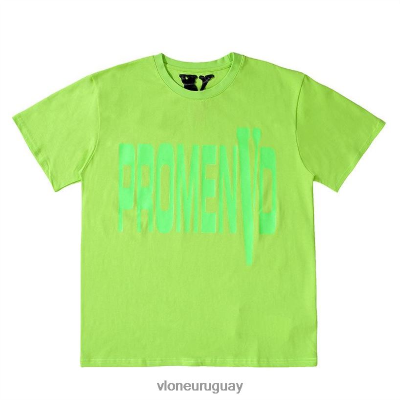 hombres Vlone camiseta promevd verde arriba 84H0B247