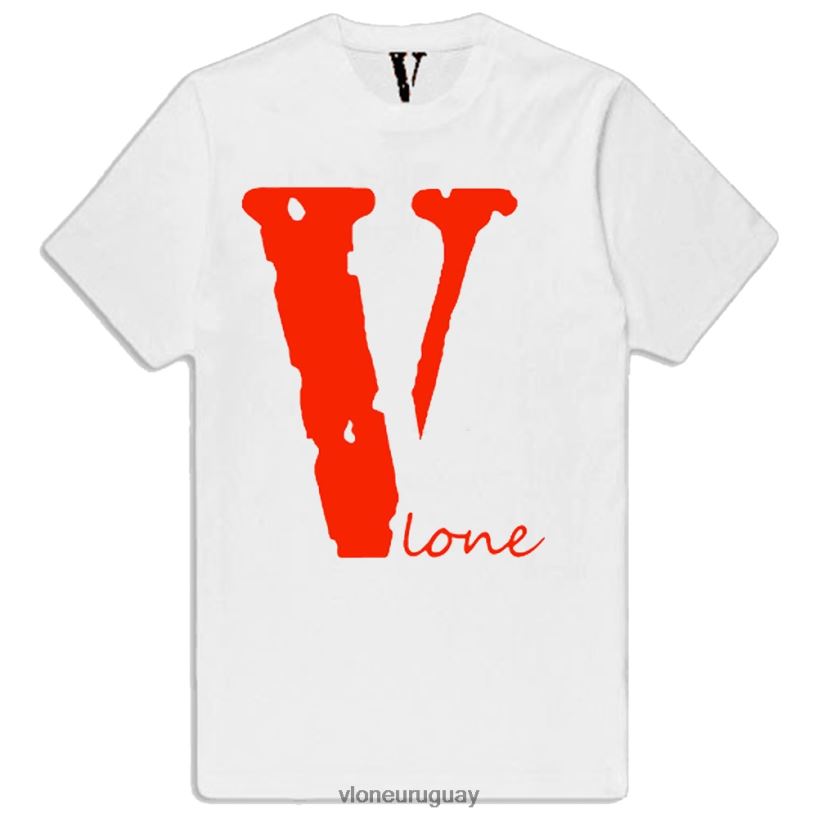 hombres Vlone camiseta v solitaria arriba 84H0B316