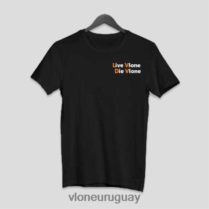 hombres Vlone vivir morir camiseta arriba 84H0B307