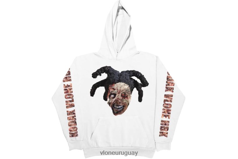 hombres Vlone sudadera kodak negra zombie blanca arriba 84H0B49