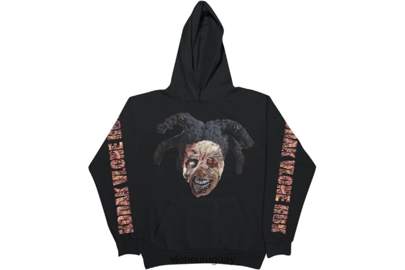 hombres Vlone sudadera kodak negra zombie negra arriba 84H0B48