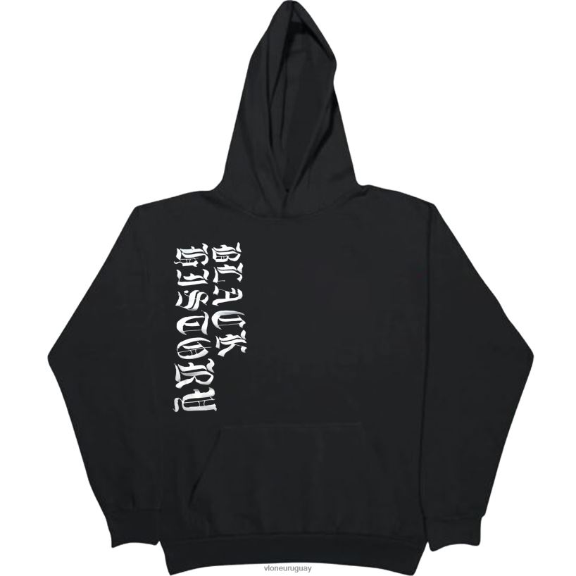 hombres Vlone sudadera negra con historia negra arriba 84H0B42