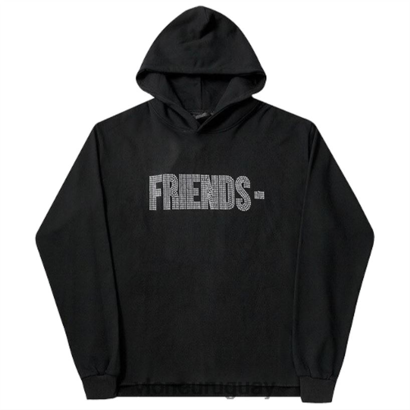 hombres Vlone sudaderas con capucha de crystal diamond friends arriba 84H0B34